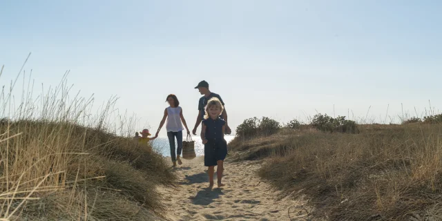 Famille a la plage Argelés sur Mer