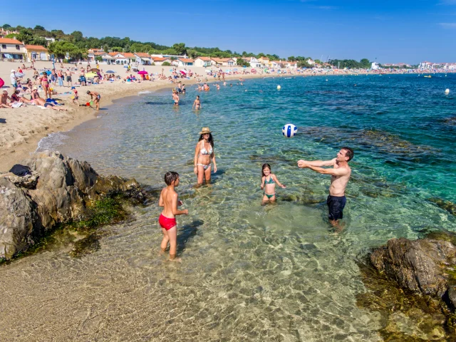 Famille a la Mer Argeles sur Mer