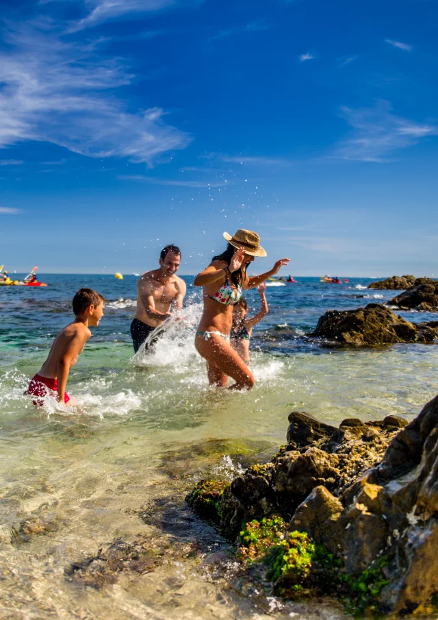 Familie a la Mer Argeles sur Mer