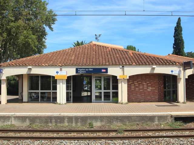 Argeles train station